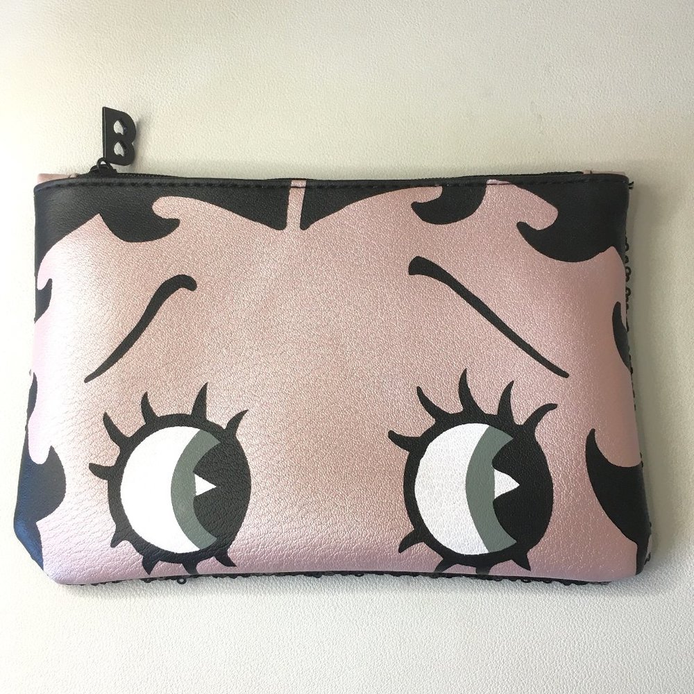 BETTY BOOP Sequined Make-Up Bag NEW!